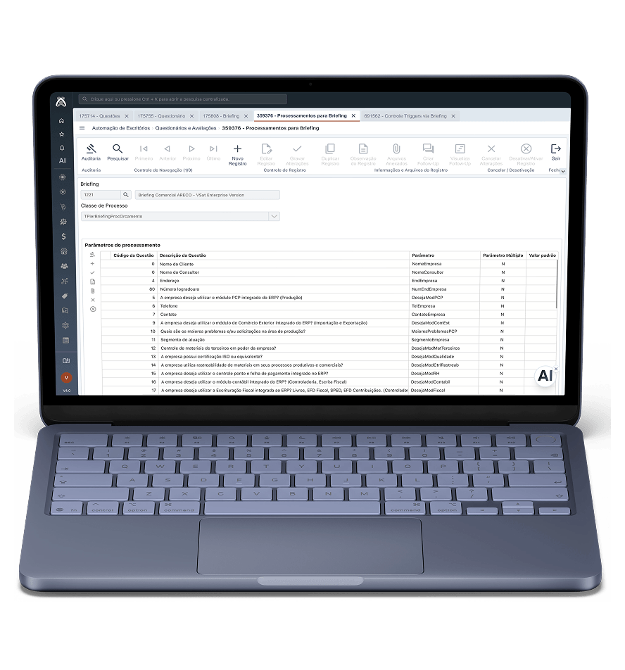 Funcionalidades: Classes de Processamento